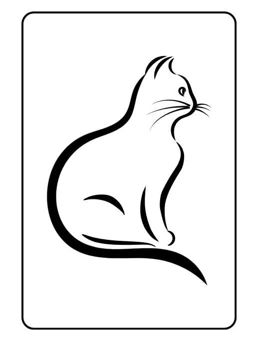 Buku Lembar Mewarnai Kucing